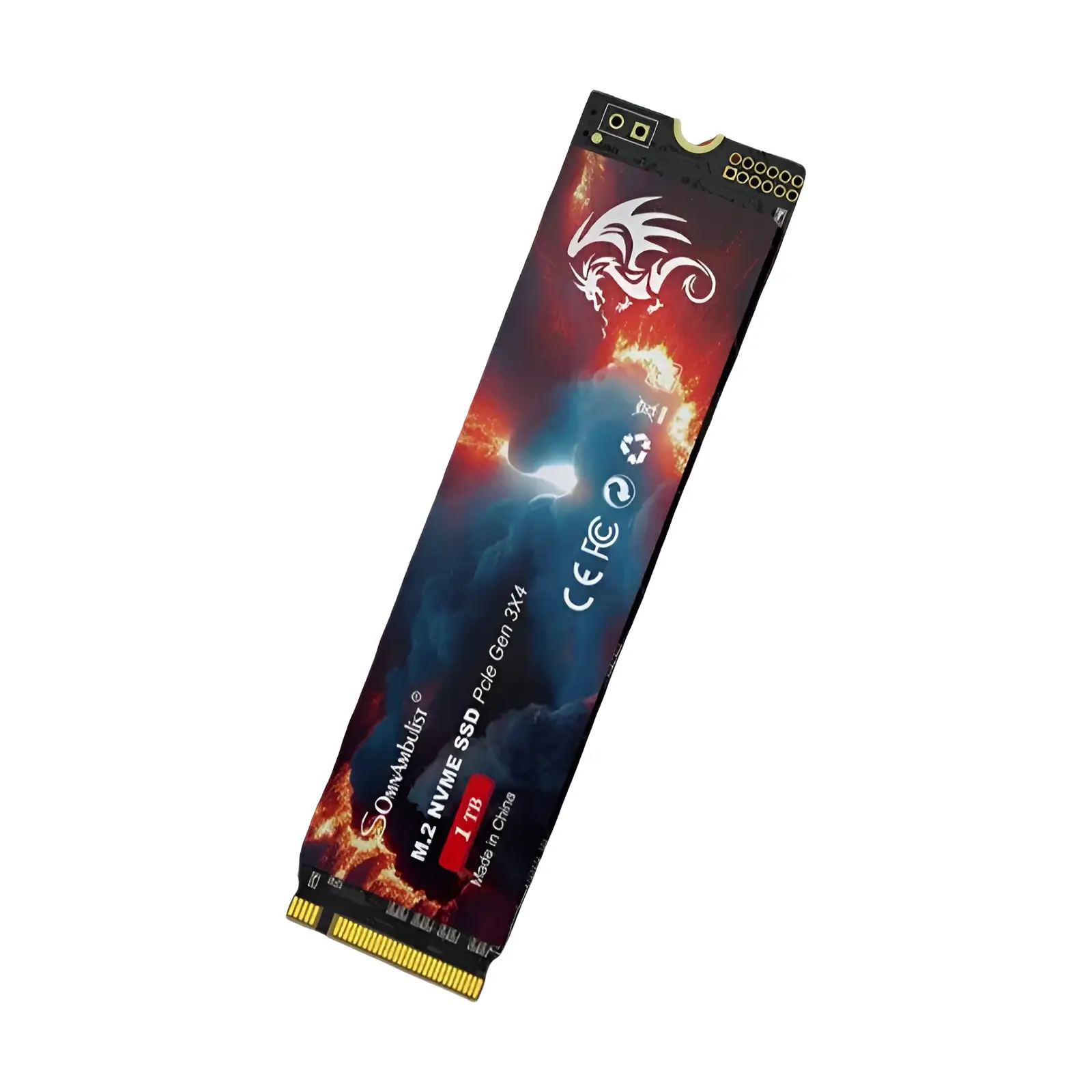 Sombulist-Unidade Interna de Estado Sólido para Laptop, Desktop, Consola de Jogos, SSD M2, NVME, 128GB, 256GB, 512GB, 1TB, M.2 2280, PCIe 3.0