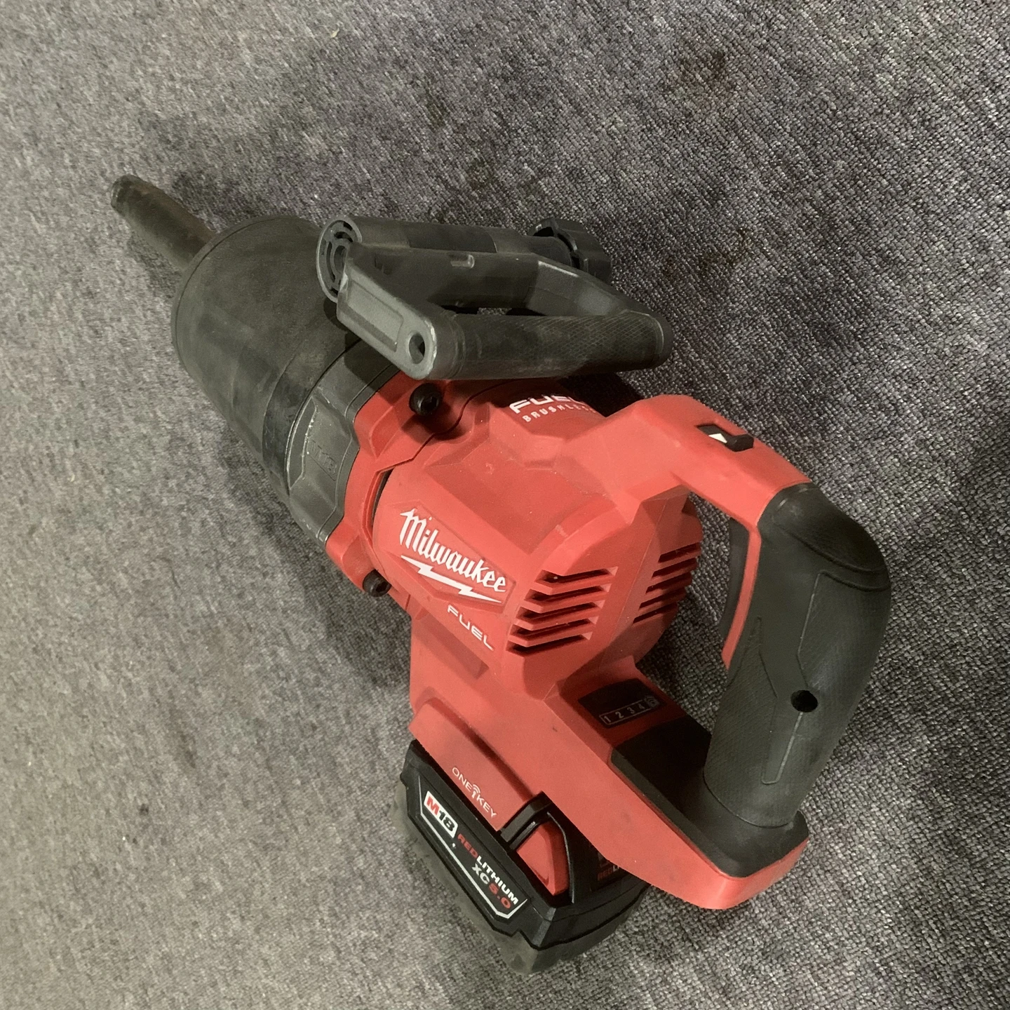 Milwaukee M18 FUEL 1” D-Handle High Torque Impact Wrench (2869-20) W/ 5.0AH Battery second-hand