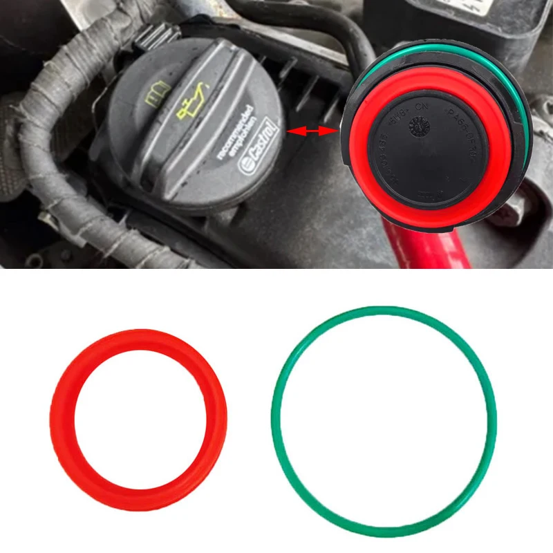 

Car Oil Filler Cap Rubber Sealing Gasket Ea888 3rd For Vw Passat B8 Golf 7 Mk7 Touran For Audi A8 S8 D3 4e A4L Q5 A3