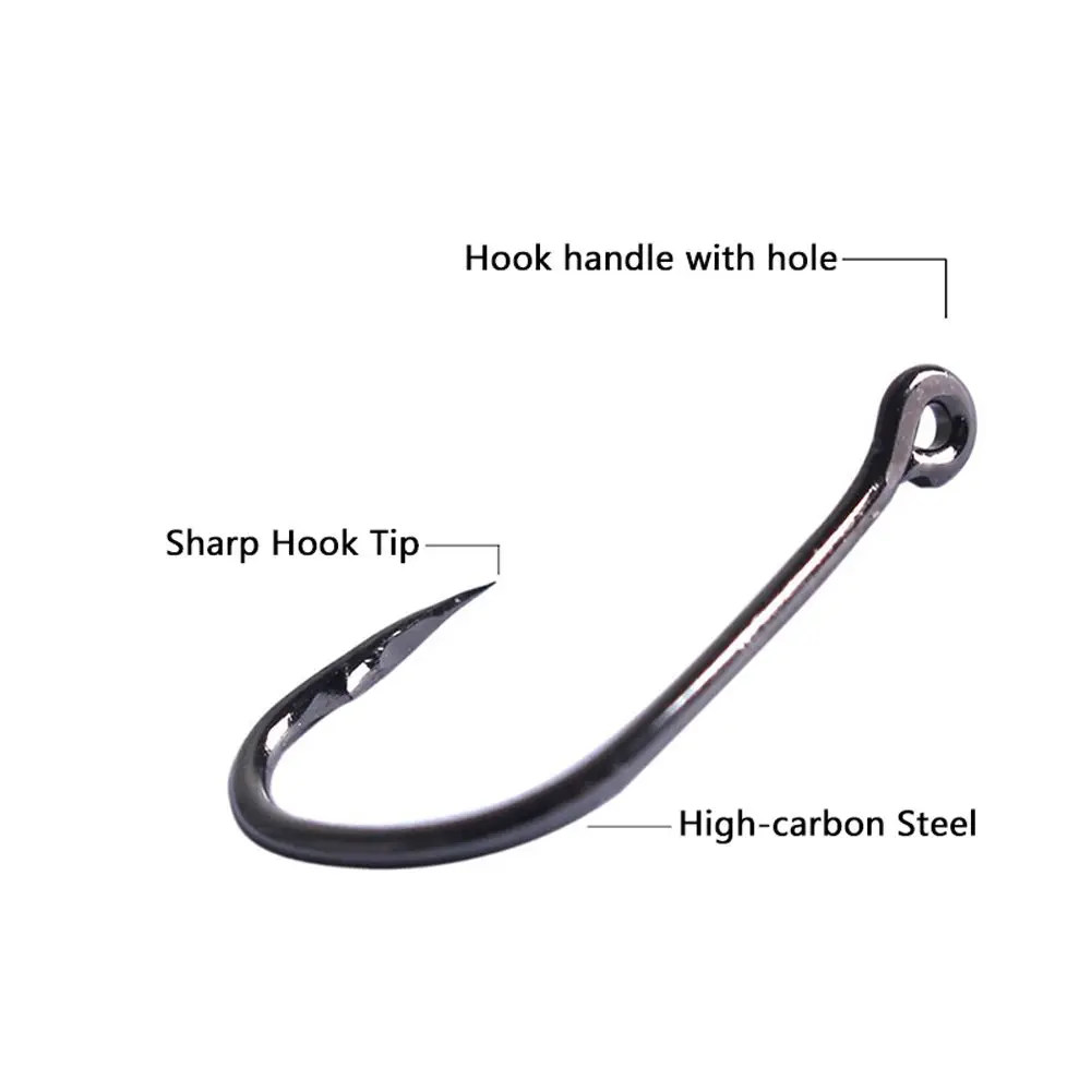 High-carbon Steel Fishing Bait Sea Tackle Accessories Fishing Tackle Fishing Hooks Set Fishing Hook Barbed Fishhooks Lure Hooks