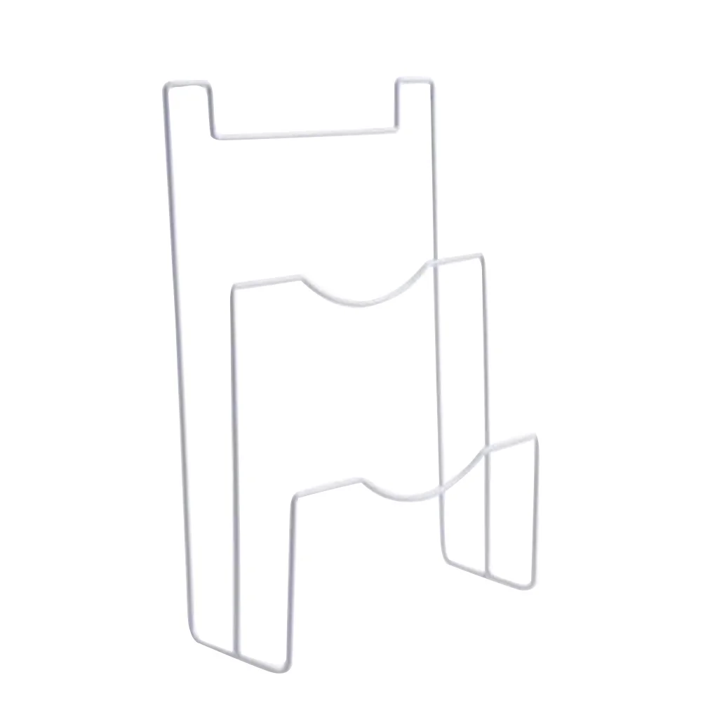 

Iron Pan Lid Holder For Door Back 2.2Cm Thick No Drill Double Layer Storage Rack Kitchen Cookware Organizer Dish Drying