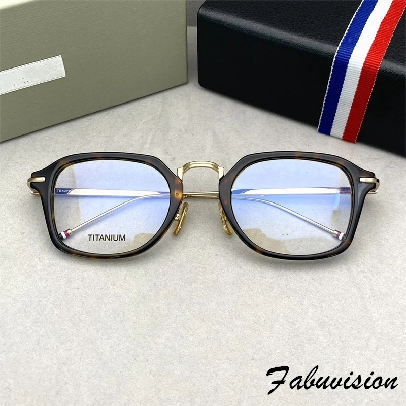 

Fashion Eyewear Eyeglass Frames for Women T-B423 Oval Titanium Retro Vintage Optical Computer Prescription Glasses Frame Shades