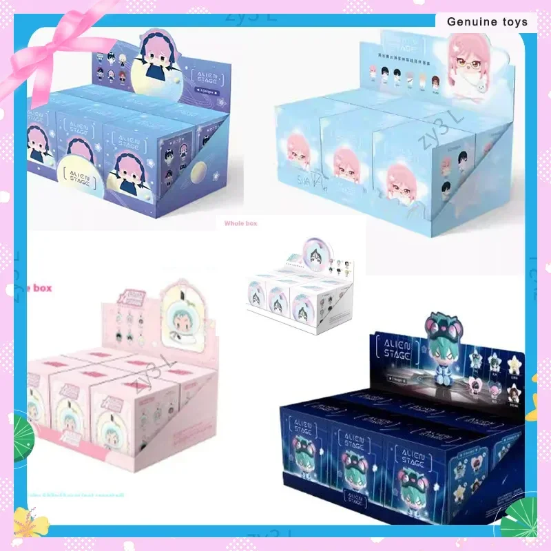 

Alien Stage Blind Box Ручная работа Бесплатная сценическая серия Mysterious Box Аниме Периферийная кукла Мизи Sua Иван Тил Лука Хьюна Модель куклы
