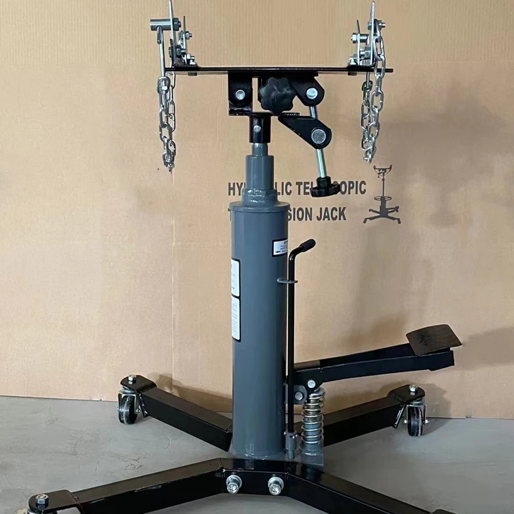Single Pump Transmission Jack Accept 500kg Height 170cm / Gearbox Lifter