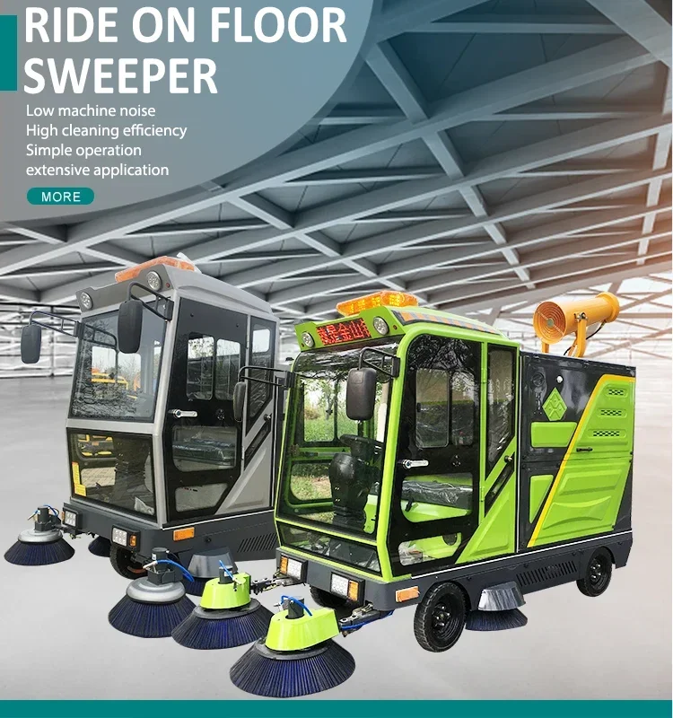 

YG Customized Best Electric Industrial Ride-on Floor Sweeper Parking Lot Vacuum Sweeper