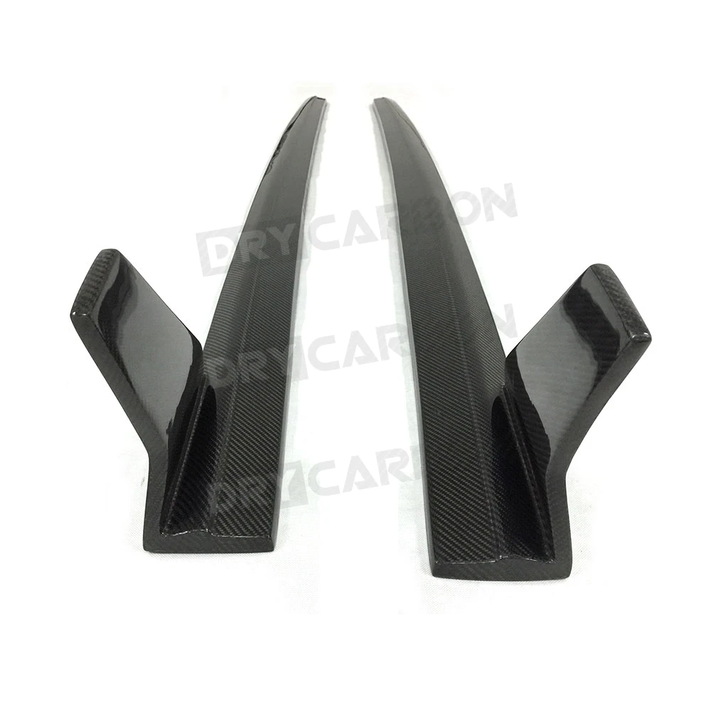 Carbon Fiber Side Skirts Bumper Lip Covers for Audi A3 Sline S3 RS3 Sedan 2014 2015 2016 Car Styling Body Kits FRP view 6