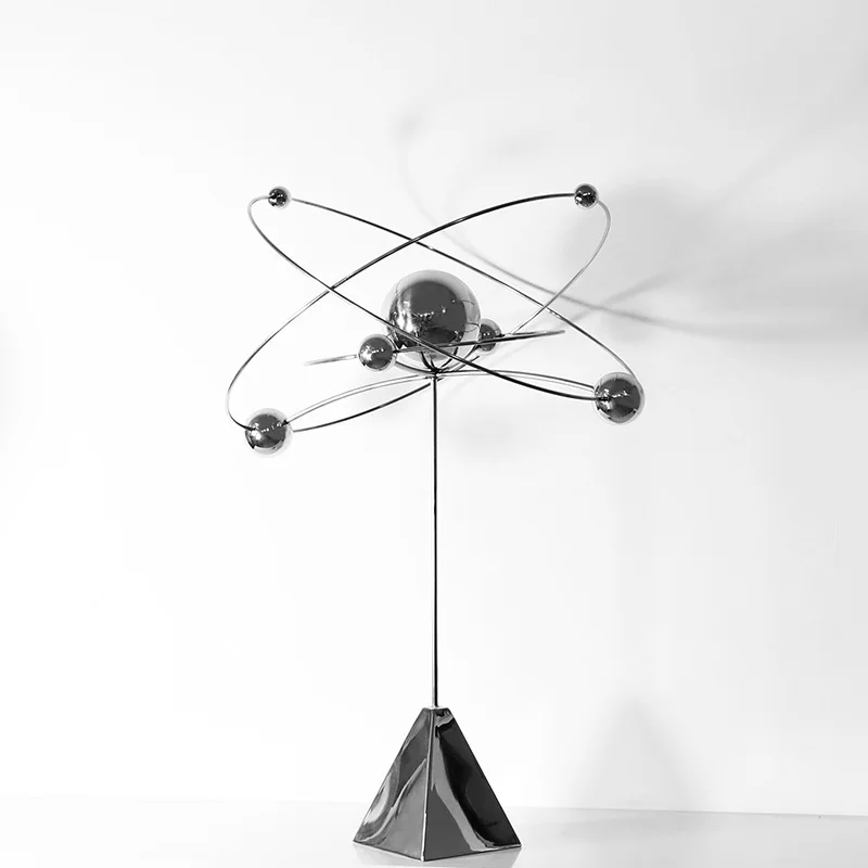 

Modern creative planet stainless steel suspended planet designer ornaments galaxy balance decorations model house furnishings