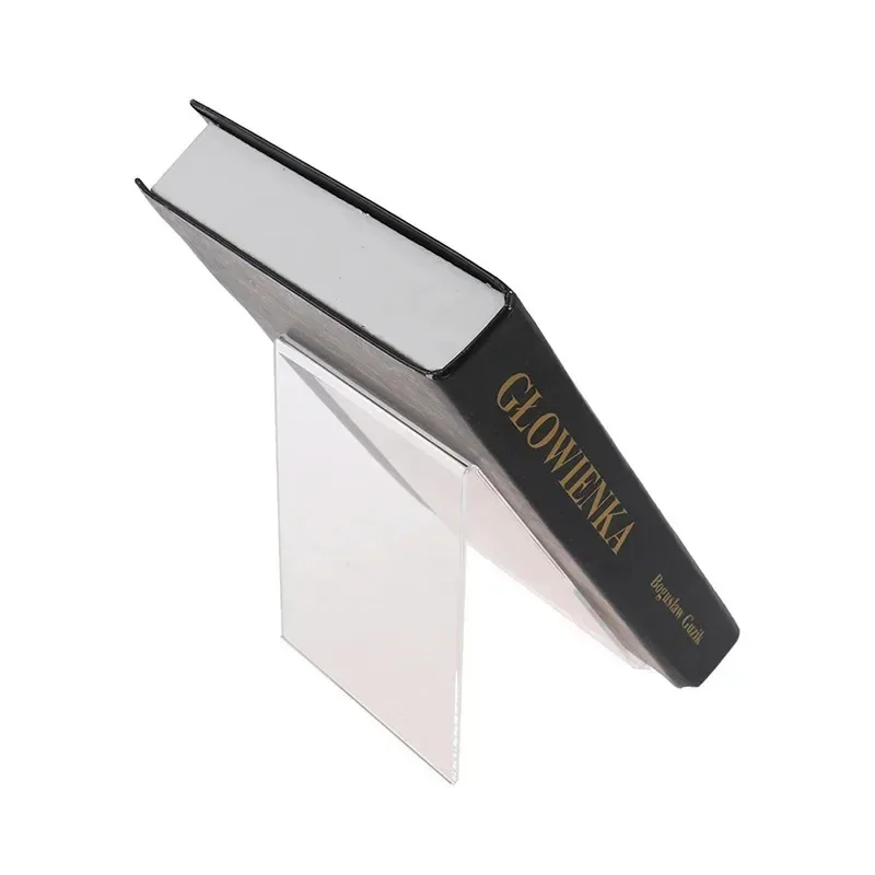 Transparent Acrylic Multi-Angle Adjustable Display Stand, Desktop Storage Rack for Books, Albums, Picture Frames & Artworks