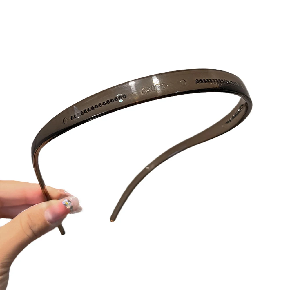 Hot Sale Sunglasses Design Hairband Plastic Transparent Non-slip Thin Hair Hoop Hairstyle Fixing Tool Hair Band Hair Accessories