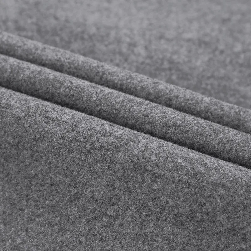 French Commuter Gray Woolen Blazer Loose Elegant Mid-Length Coat Women Fashion Versatile Outerwear For Work Travel Fall Winter