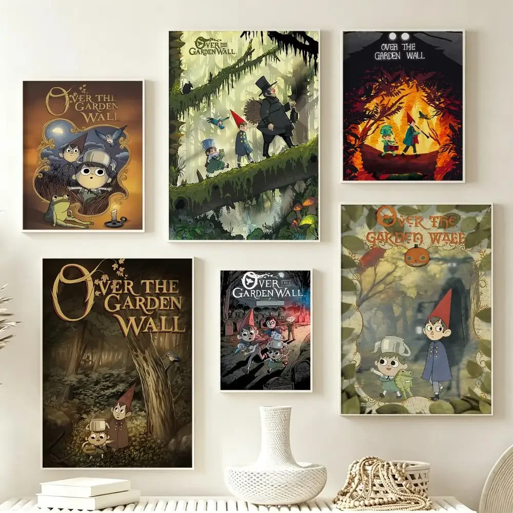 Over the Garden Wall Poster Poster Multiple Sizes  frameless Creamy Style Wall Art Home Decor For Living Room Bedroom gift