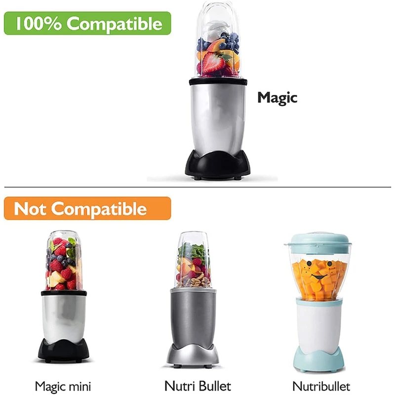 Top Deals Replacement Parts Cross Blade & Flat Blade Food Processor Blade For 250W Magic MB1001 Blender Accessories