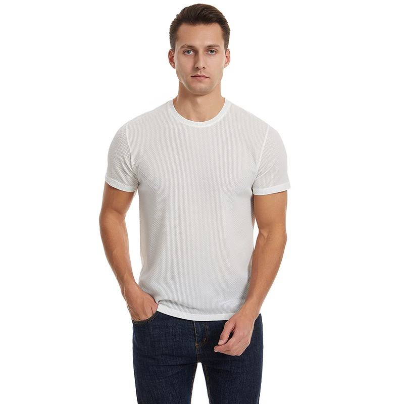 

Men Quick Drying Jogging TShirt Men Training Tees Fitness Tops Running T-shirt New Summer Gym Breathable Comfortable T-Shirt