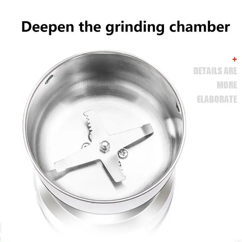 L8RE Кофемолка для бобов, специй и зерен, многофункциональная домашняя кофемолка