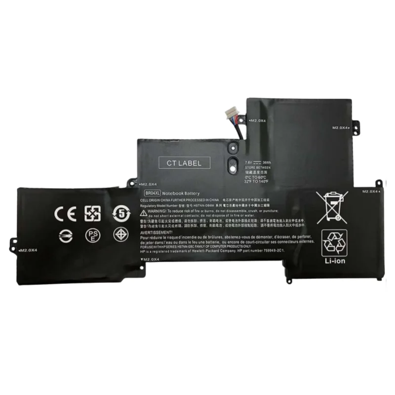 New 7.6V 36Wh 4Cell Laptop battery BR04XL For HP EliteBook 1020 G1 M5U02PA M0D62PA M4Z18PA HSTNN-DB6M HSTNN-I26C 765605-005