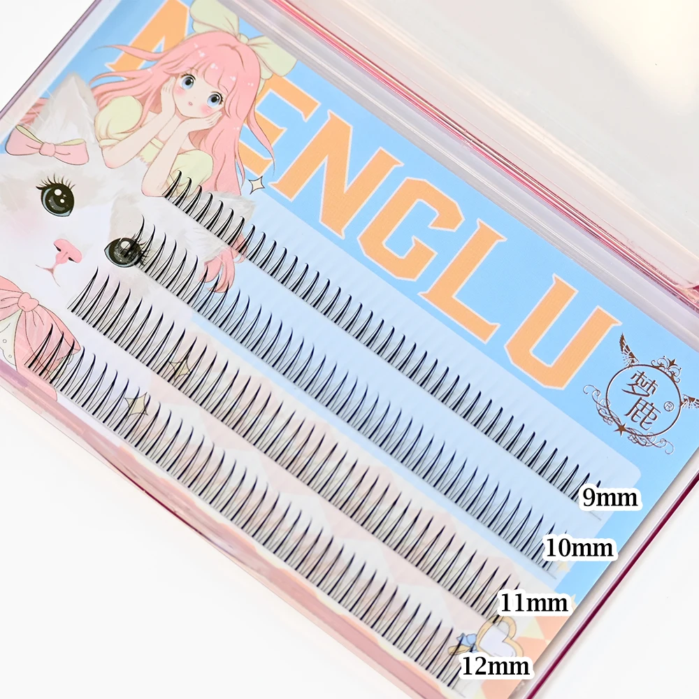 Dream Deer A/M Type A False Eyelashes 8-12mm Mix Fake Lashes Natural Fairy Lash Korean Makeup Individual Cluster Eye Lashes