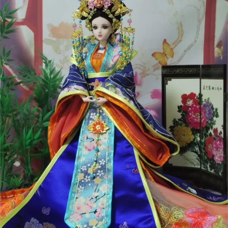 

2025 New Home Desktop Decoration Chinese Ancient Style Doll 30cm Original Handmade Hanfu Doll Tang Dynasty Doll for Gift LI327