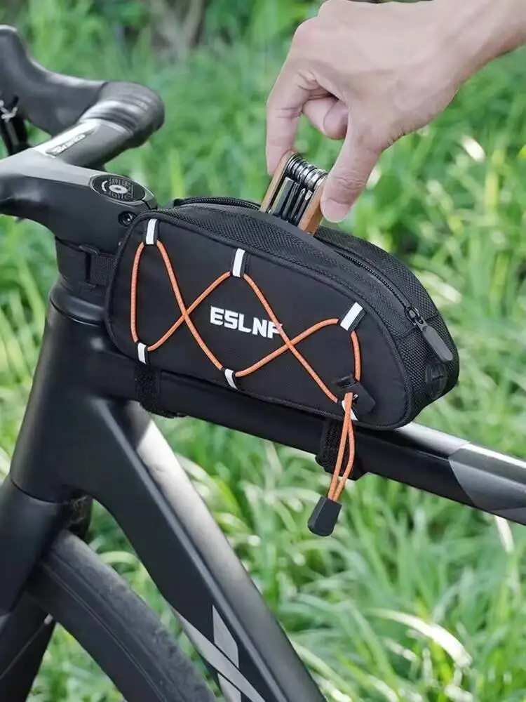 AliExpress ESLNF Bike Bags Rainproof Reflective Front Top Frame Tube Large Capacity Ultralight Bicycle Upper Pipe Bag
