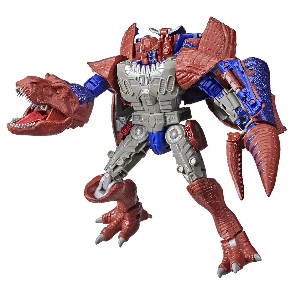 [In-Stock] Hasbro Transformers War for Cybertron Kingdom T-Wrecks Exclusive 19cm Leader Class Anime Figure Model Collection Toys
