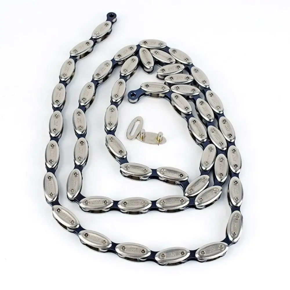 1/2 X1/8 Bicycle Chain Fixed Gear Quick-link Parts Bicycle Olive Chain Gold/Silver 100 Link Single Speed Chain BMX Bike