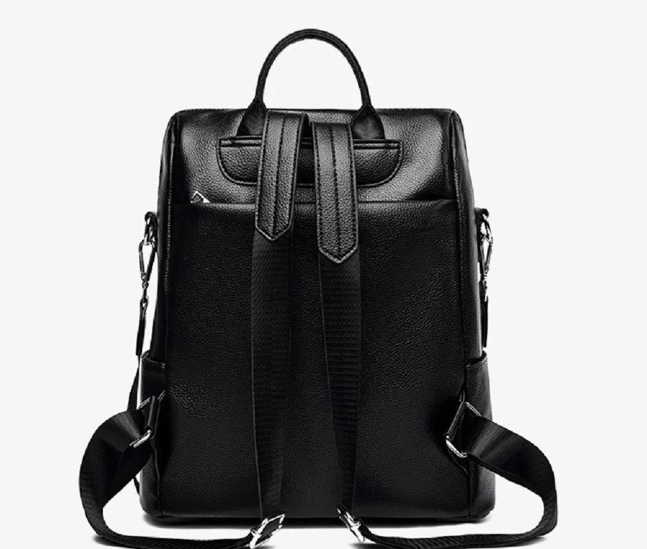 New Fashion Large Capacity Travel Backpack Women's Diamond Lattice Leather Shoulder Bags Totes School Bag Ladies Backpacks