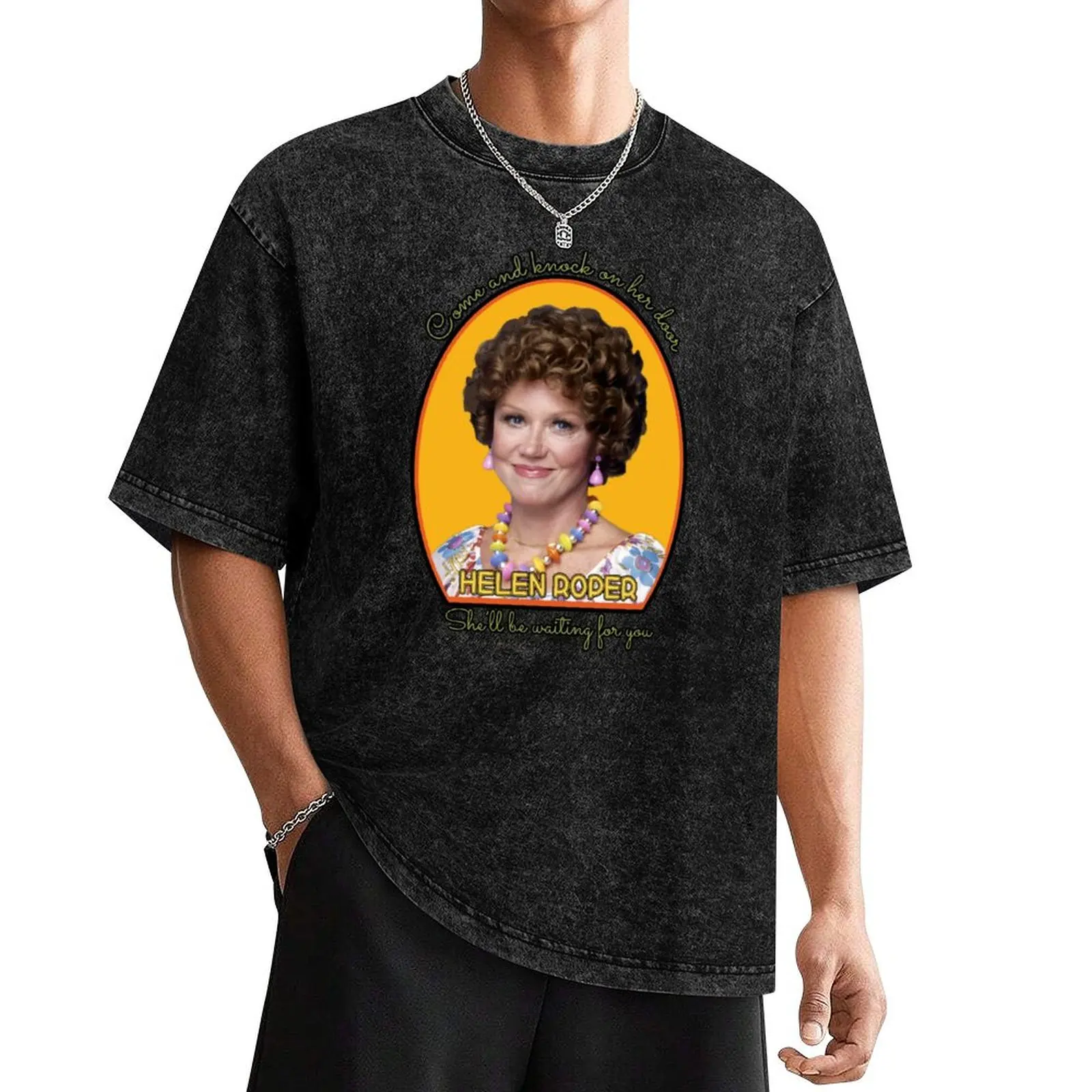 

Mrs. Roper T-Shirt summer top designer shirts cute clothes football t shirt T-shirt men