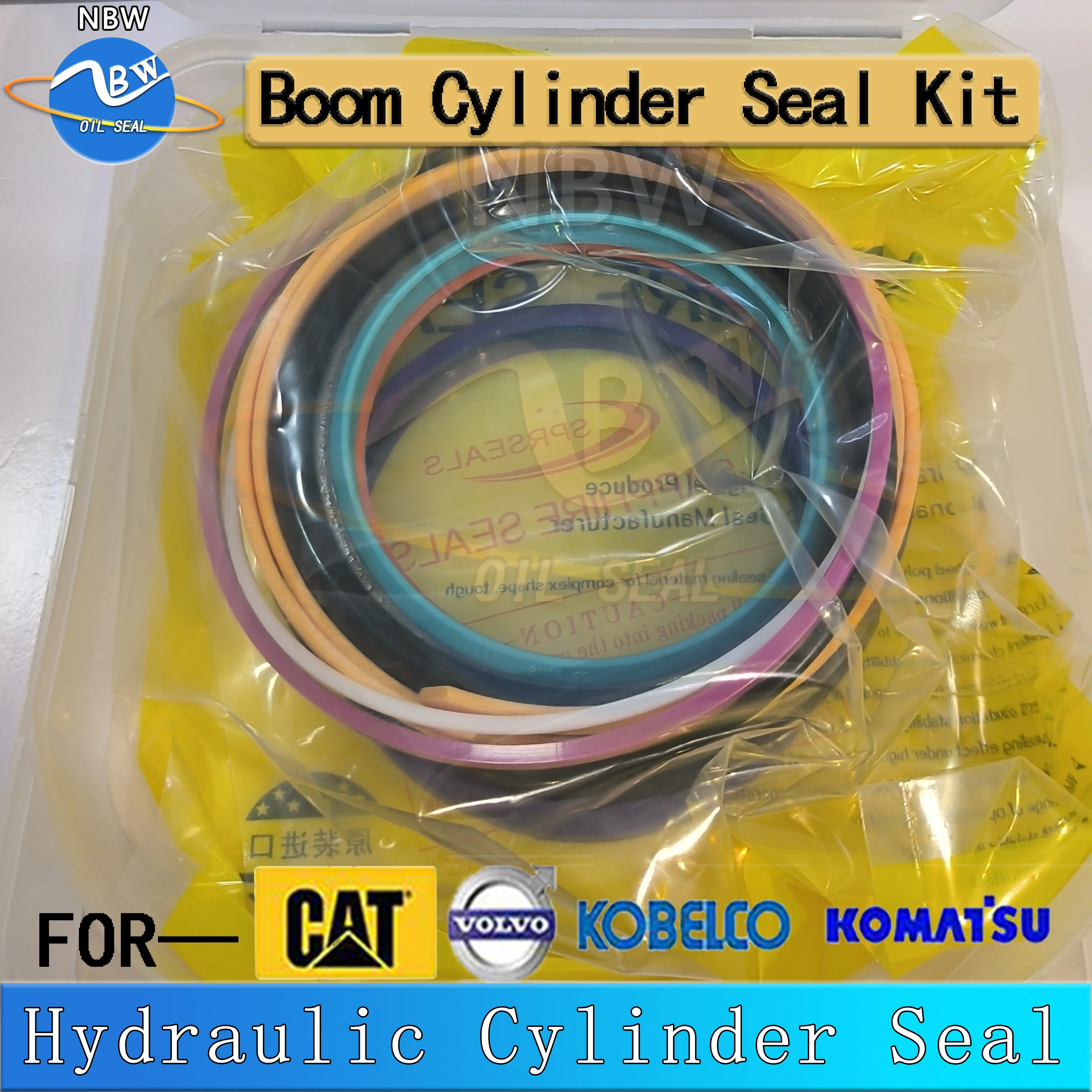 

EXCAVATOR HYDRAULIC CYLINDER BOOM SEAL KIT FOR KOMATSU PC03-2 SEALING KIT 707-98-03450