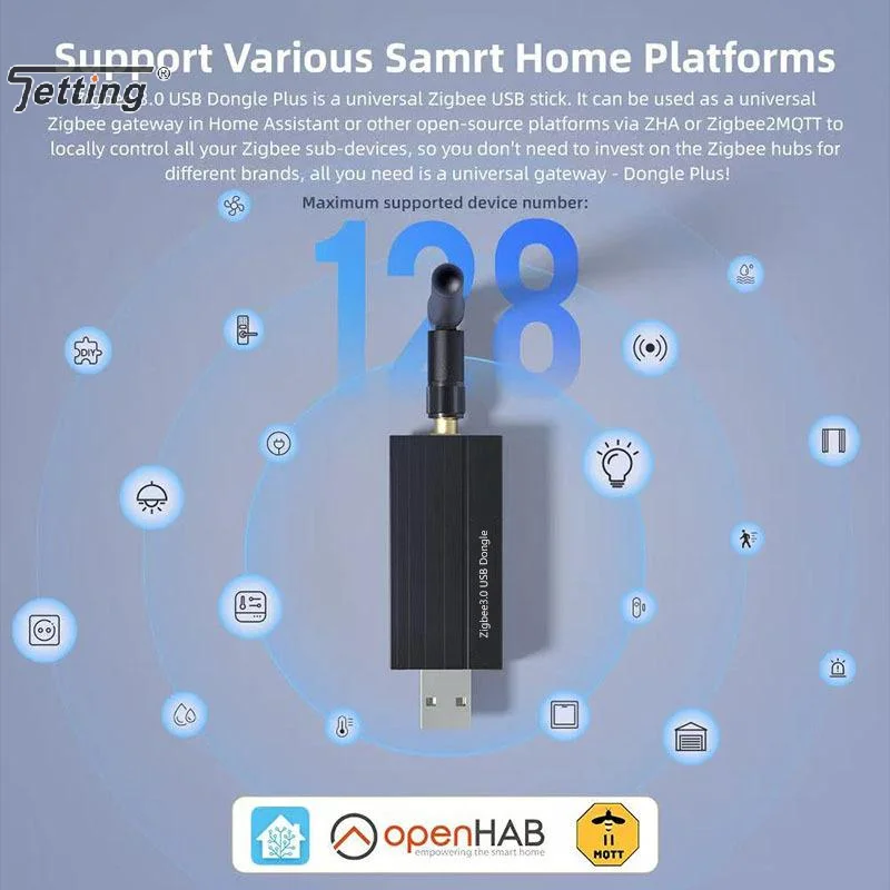 زيجبي 3.0 USB دونغل العالمي مفتوح المصدر بوابة لاسلكية محور هوائي قابل للفصل للمنزل مساعد المنزل الذكي #3