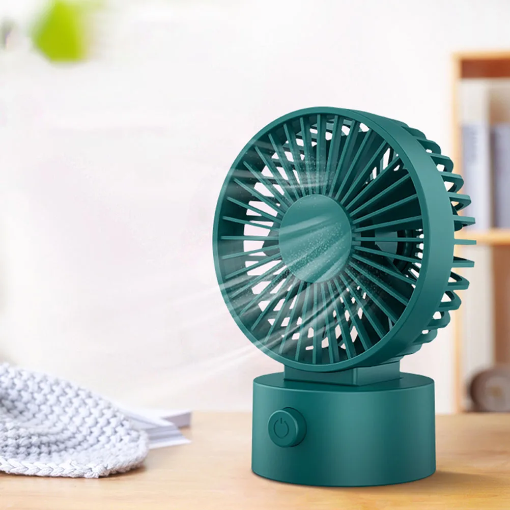 

Portable Mini Desk Fan ABS Material 3 Speeds Adjustable Angle USB Powered Cooling Fan for Office Home Travel Use