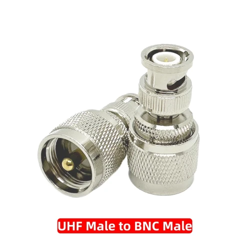 Imagen 2 del producto BNC a PL259 SO239 Kit de conector RF de 4 tipos Coaxial BNC macho hembra a UHF macho hembra adaptador de Radio para antena Cable WiFi