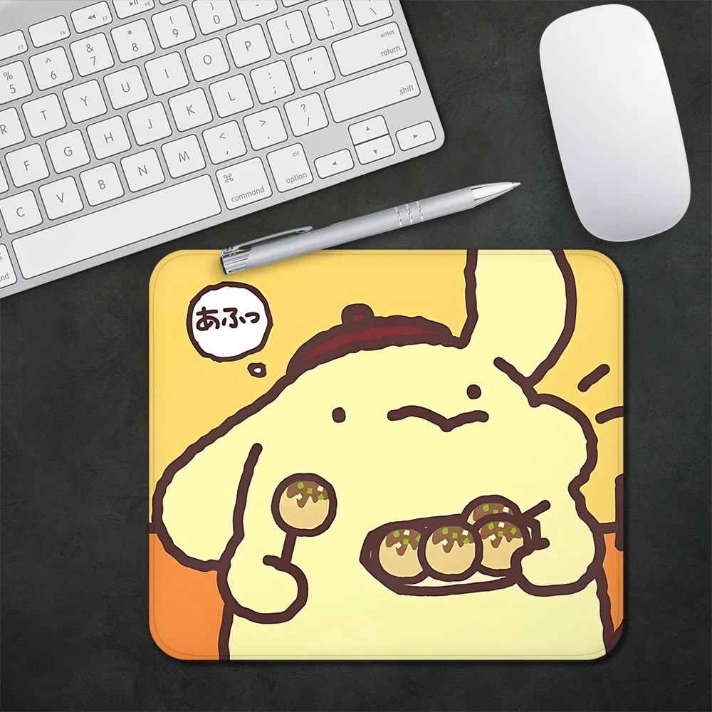 Sanrio Cute  Pompompurin Cartoon Gaming Mouse Pad XS Small Mousepad For PC Gamer Desktop Decoration Office Mouse Mat Deskmat Rug