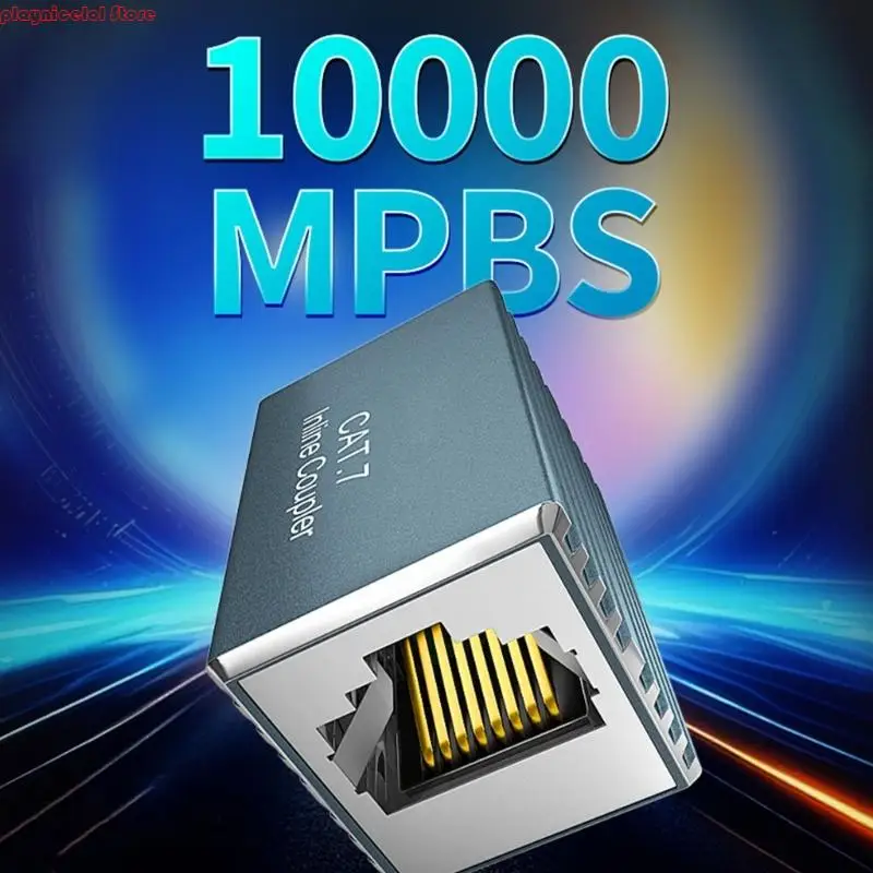 E8BA Trwałość Metal RJ45 Łącznik łącznikowy kabla Ethernet zmniejsza zakłócenia sygnałowe w środowisku domowym lub biurowym