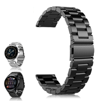 Strap 22mm For Huami Amazfit BALANCE GTR 4 2 2E GTR3 Pro/GTR 47mm Watchband Metal Wristband For Amazfit Bip 5 Stratos 3 Bracelet