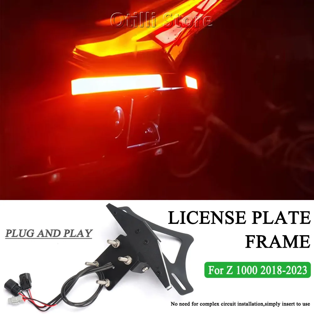 

Z1000 z 1000 Motorcycle CNC Tail Tidy Fender Rear Tail Bracket License Plate Holder For KAWASAKI Z1000 z1000 Z 1000 2018-2023