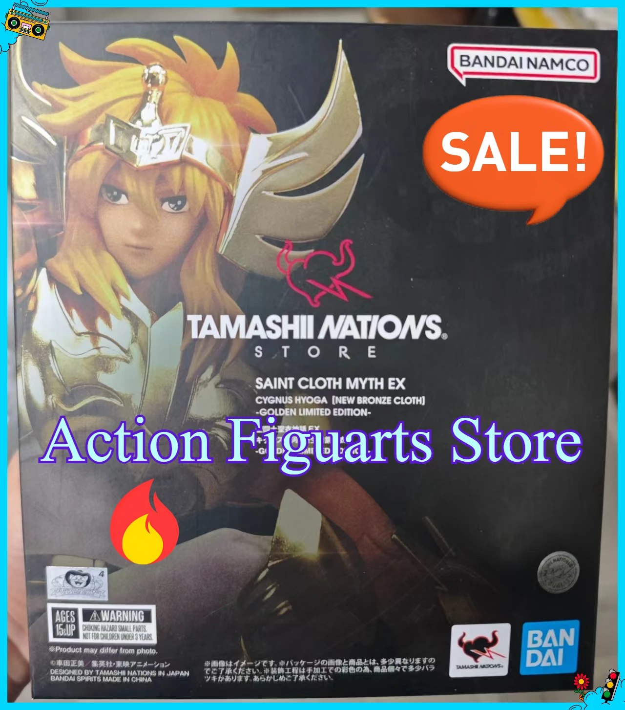 BANDAI TAMASHII NATIONS Saint Cloth Myth EX Cygnus Hyoga Figure