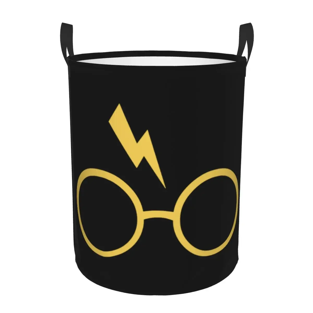 Custom Witchcraft and Wizardry School Magic Laundry Hamper Clothes Storage Basket Wizard Movie Cosplay Bin Organizer for Nursery