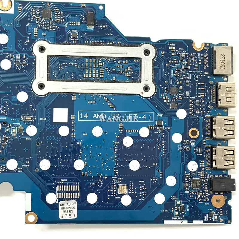 L46703-001 L46703-501 L46703-601, untuk HP 14-DK 14S-DK 245 G8 TPN-I135 Laptop Motherboard A4-9125 CPU Onboard