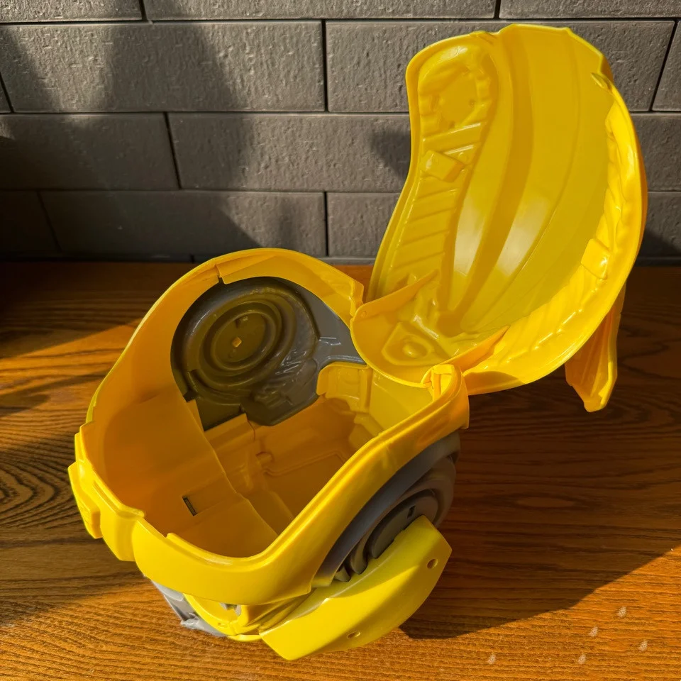Genuine Limited Edition Transforming Robot Optimus Prime 20cm Luminous Bumblebee Popcorn Bucket Storage Collection Model Toys view 4