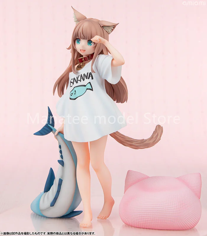 

GOLDENHEAD Original Uchi no Neko Kawaii "Kinako" -Good Morning Ver. 1/6 PVC Action Figure Anime Model Toys Collection Doll Gift