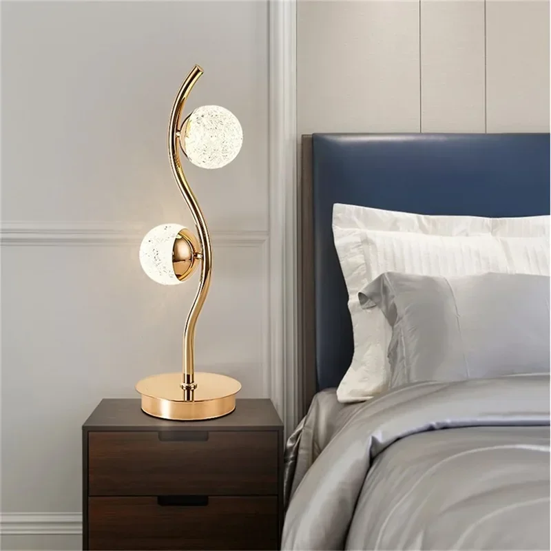 ELARA Lampada da terra creativa nordica Illuminazione moderna palla congelata LED decorativa per la casa, soggiorno, camera da letto