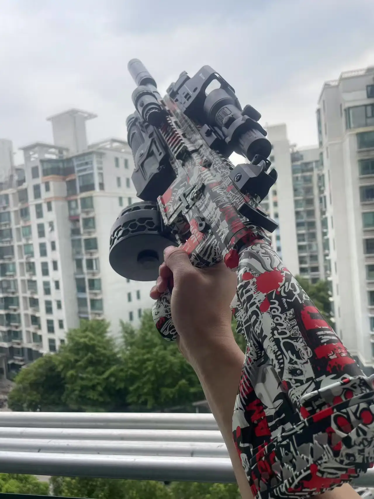 35m longue portée 7.4V double batterie M416 Gel Blasters pistolet jouets-2520 Auto électrique Hydrogel balle Blaster pour jeu de guerre en plein air, cadeau