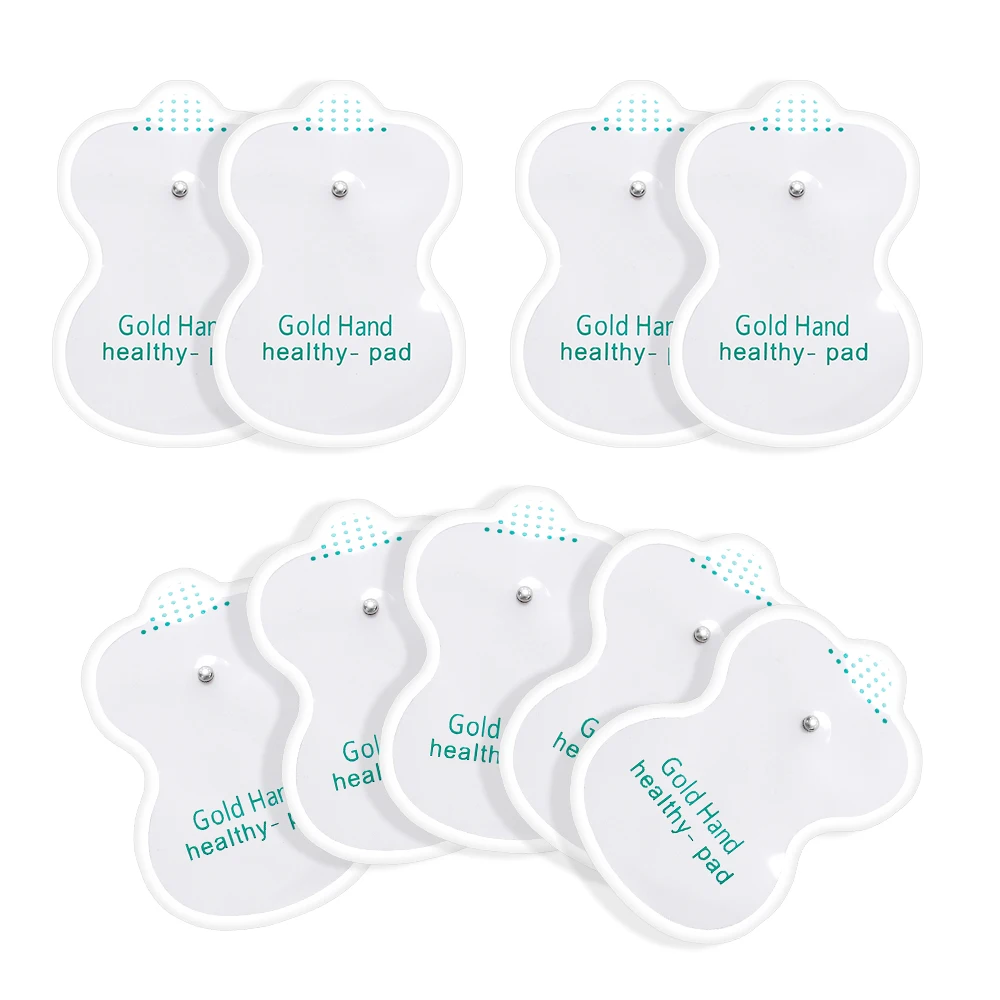 Reusable TENS EMS Acupuncture Conductive Patch Electrode Pads Non Woven Fabric Pulse Muscle Stimulator Massager Replacement Pads