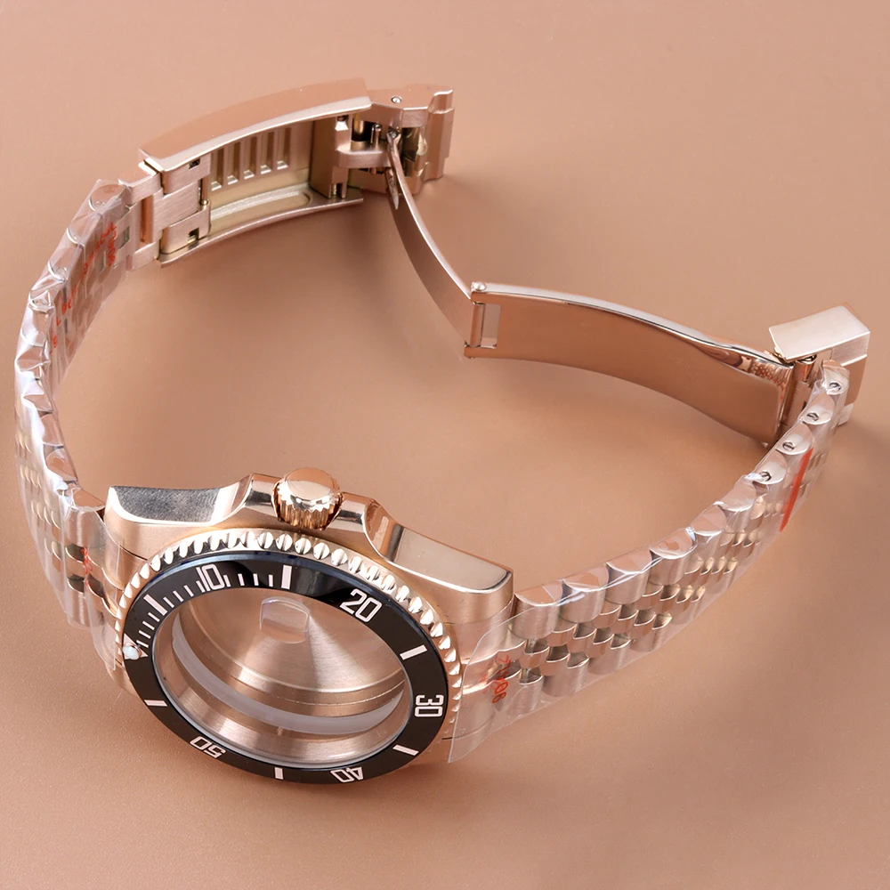 Sapphire glass 40mm Watch Case Waterproof Watch Mods Accessories For NH35 NN36 NH34 NH38 Movement 28.5mm Dial Stainless Steel