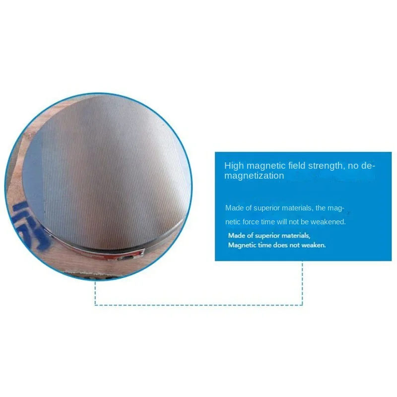 Imagem -05 - Otário de Ímã Permanente Circular Carrinho Magnético de Moagem Externo Disco Forte Pólo Externo 100 mm 0.5 Mais 1.5 mm