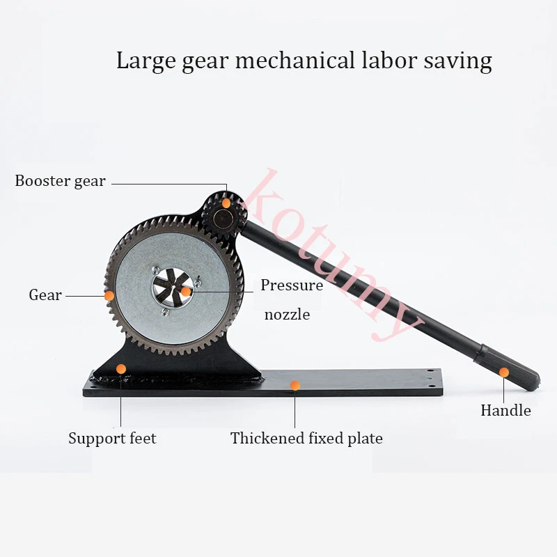 Manual Hose Crimping Machine Agricultural Spray Hose Crimper Pipe Wire Hose Press Crimping Tool