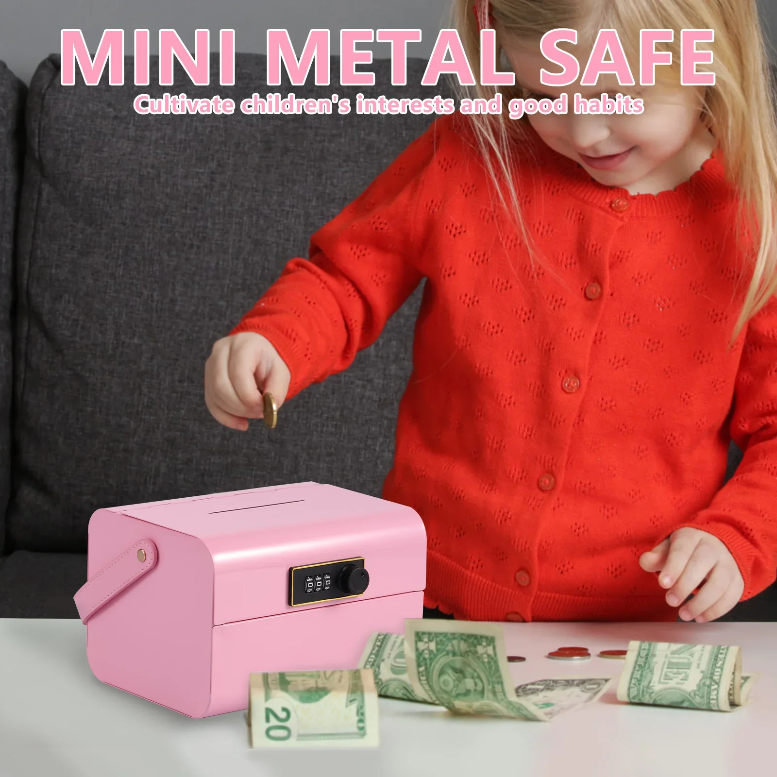 Metal Money Bank Wi…