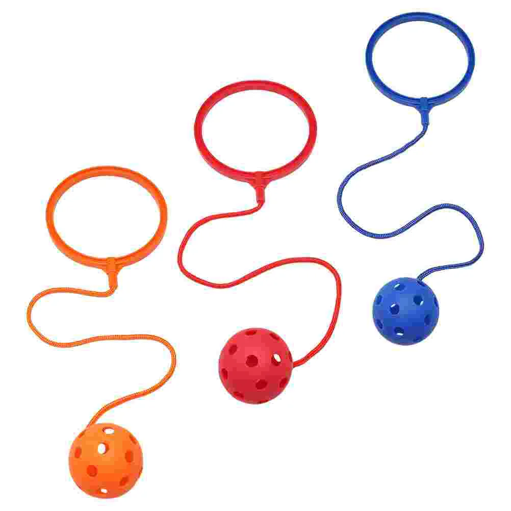 3 Pcs Girl Toys Bouncing Ball Rope Ankle Skip Game Jump Leg Sports Jumping Ring Fitness for Kids Skipping Child