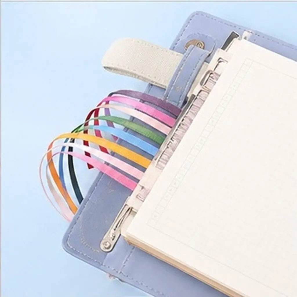 15Pcs Bookmark Tassel Cord Soft Long Page Marker Strips for Books Journals Planners Ribbon Tabs DIY Bookmark Decoration