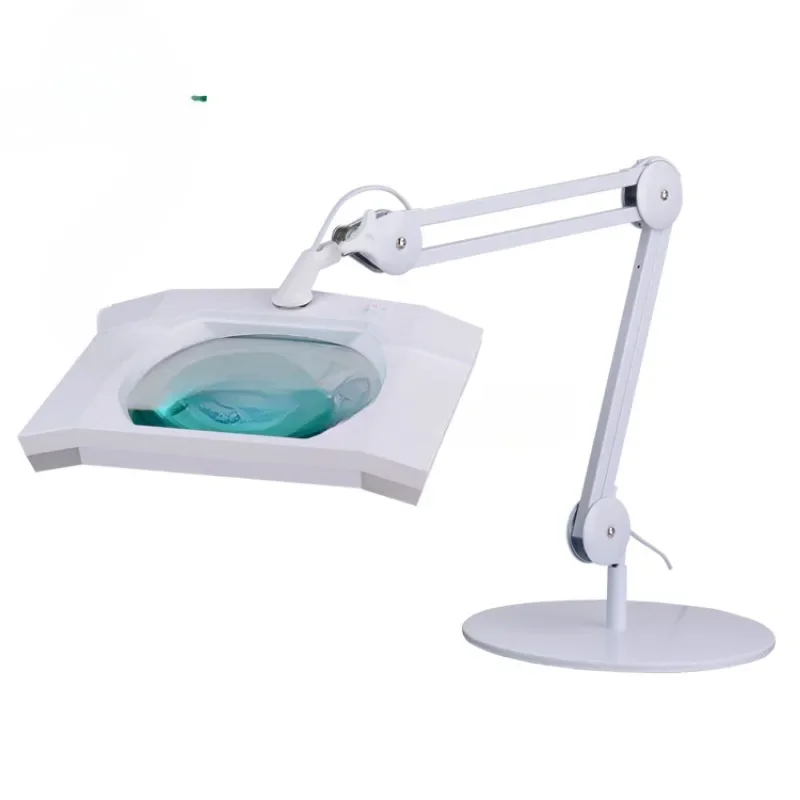 High Quality Led Beauty Salon Equipment Desk Magnifier Glass Nail Equipment Eyelash Extension Beauty Salon Lash Lamp
