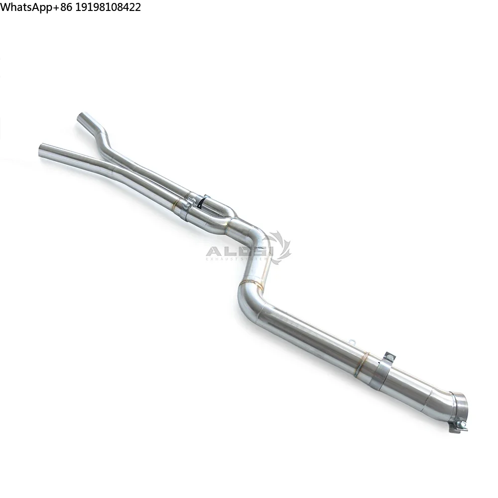 High Performance Exhaust Pipe for BMW M440 B58 3.0T 2019-2023 Stainless Steel Exhaust Middle Tube Resonator Muffler
